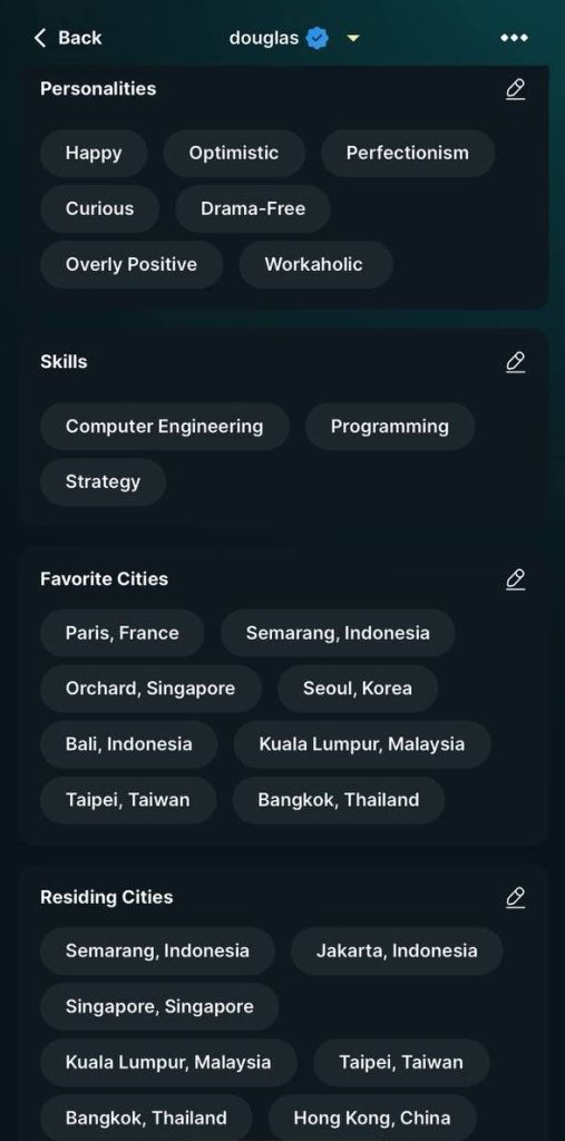 YouApp profile